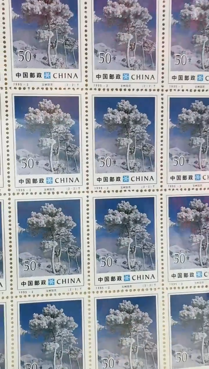 《吉林雾凇》 大版 HDGS评级 邮票