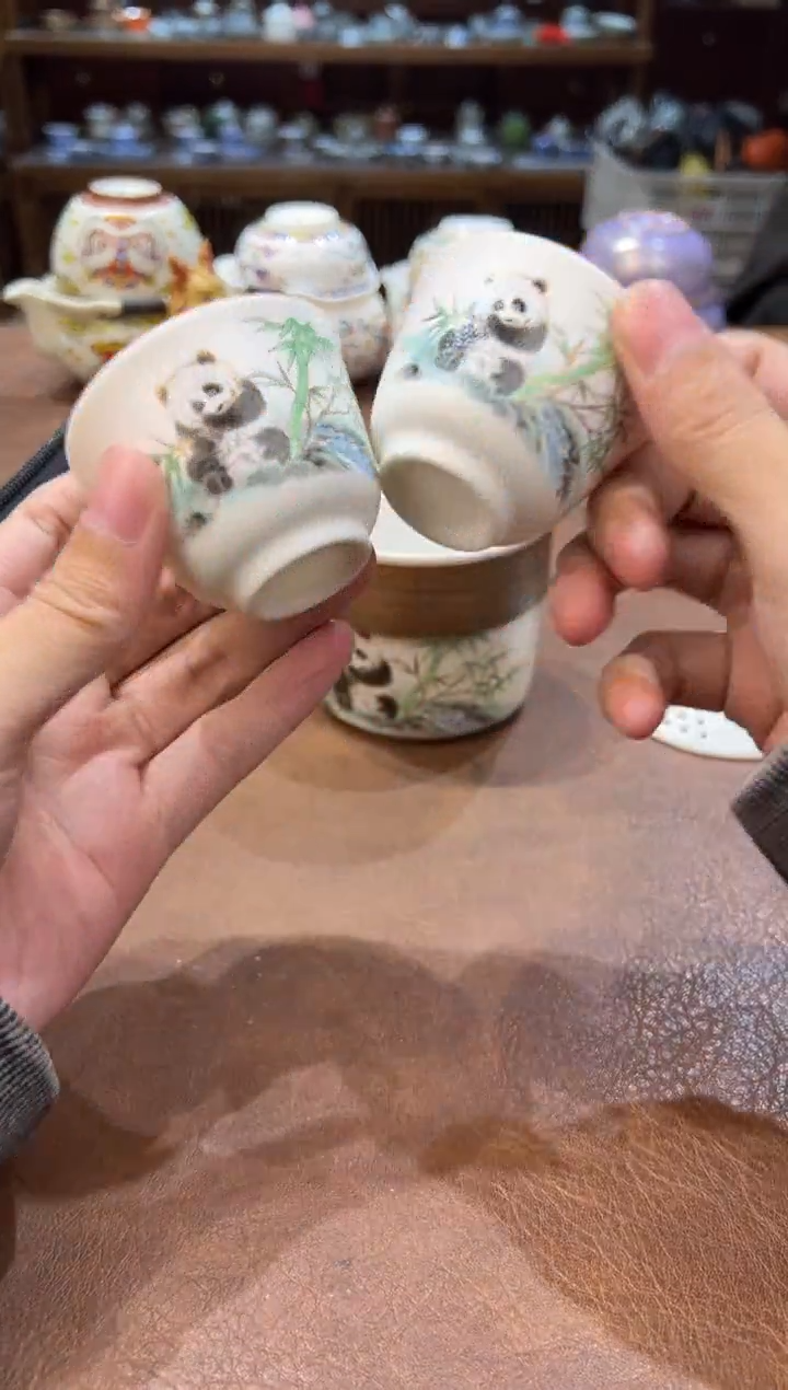 真的很便宜会开片的旅行茶具