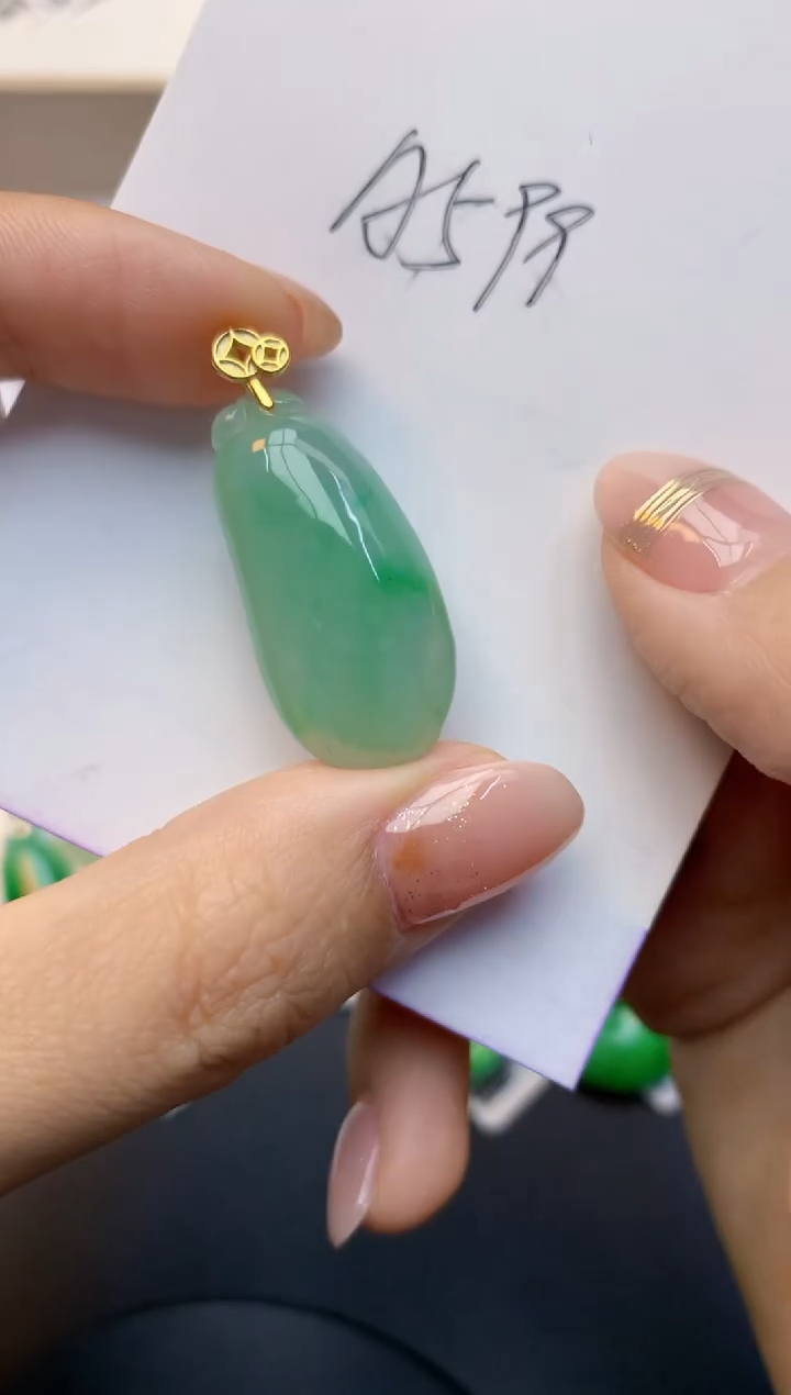 颈饰未镶嵌翡翠天然A货缅甸翡翠百元以上9元证书费自理