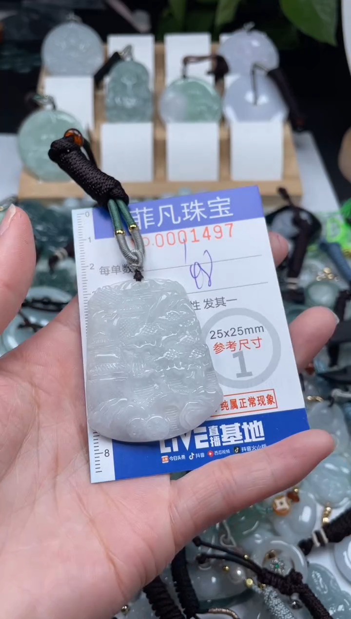 【闪购商品】翡翠未镶嵌颈饰00..1497