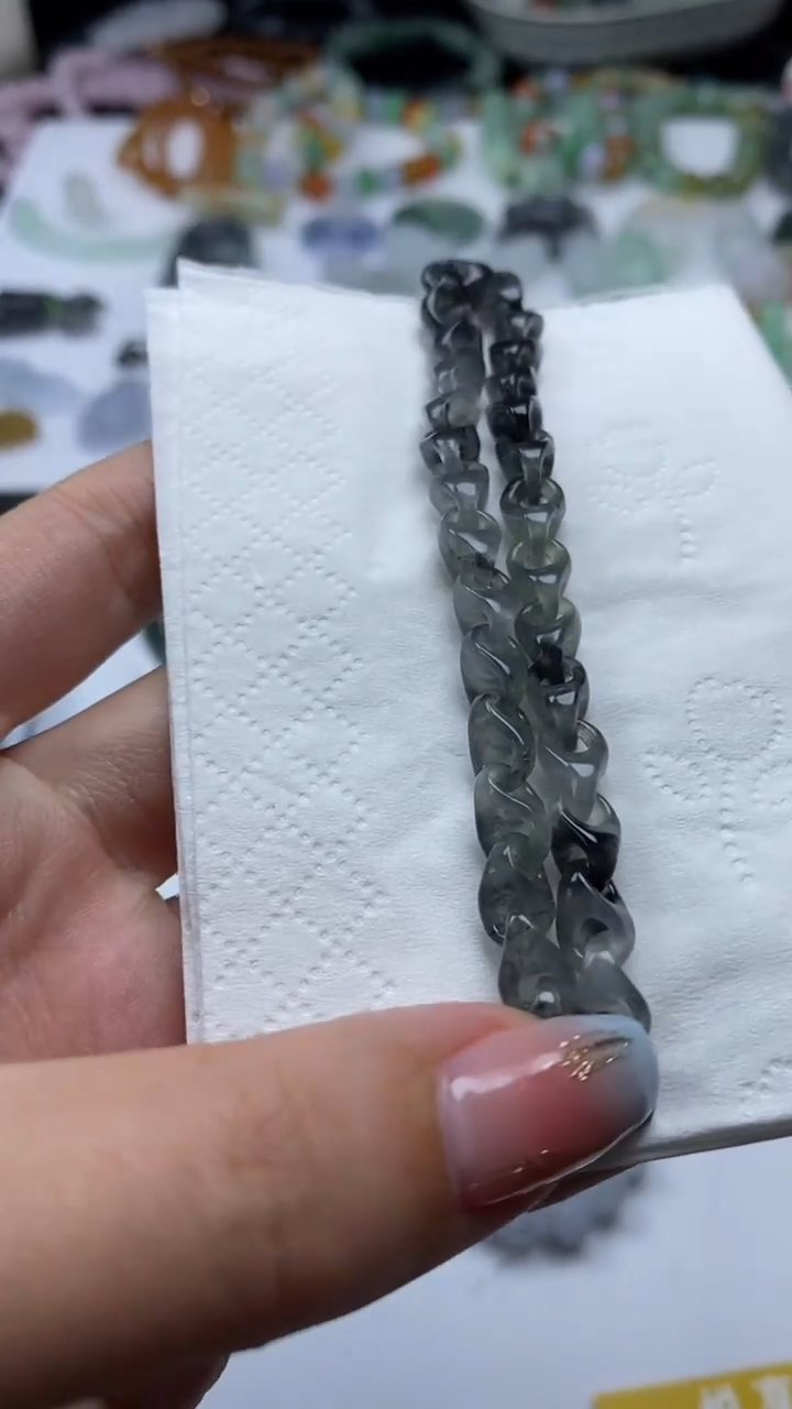 定制翡翠未镶嵌錢*也毛货定制不退不换