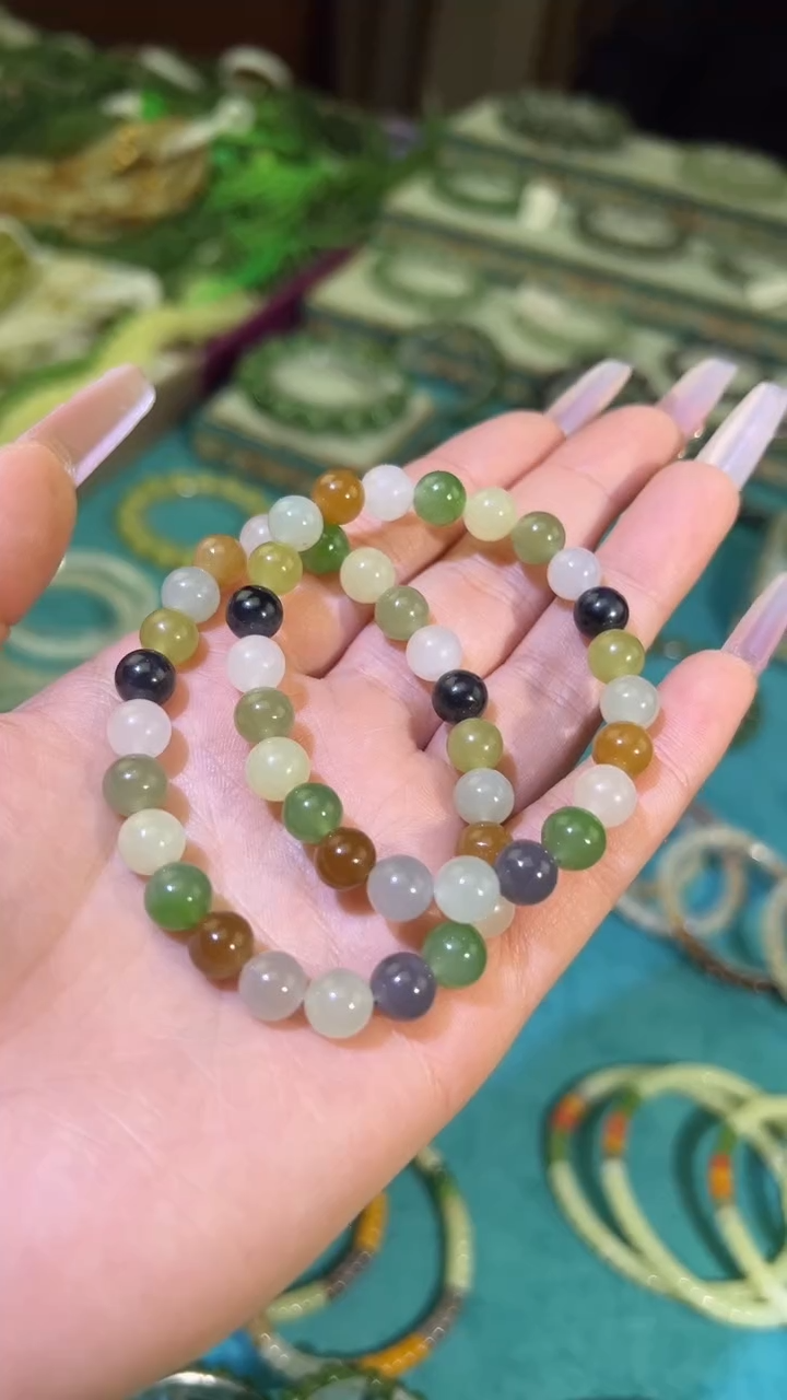 【闪购商品】和田玉手串未镶嵌和田玉多样性拍一发一