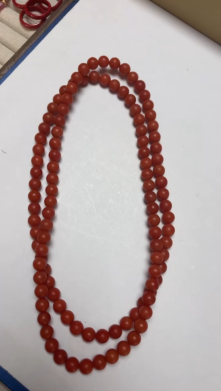 【闪购商品】南红玛瑙项链未镶嵌南红108颗项链手持