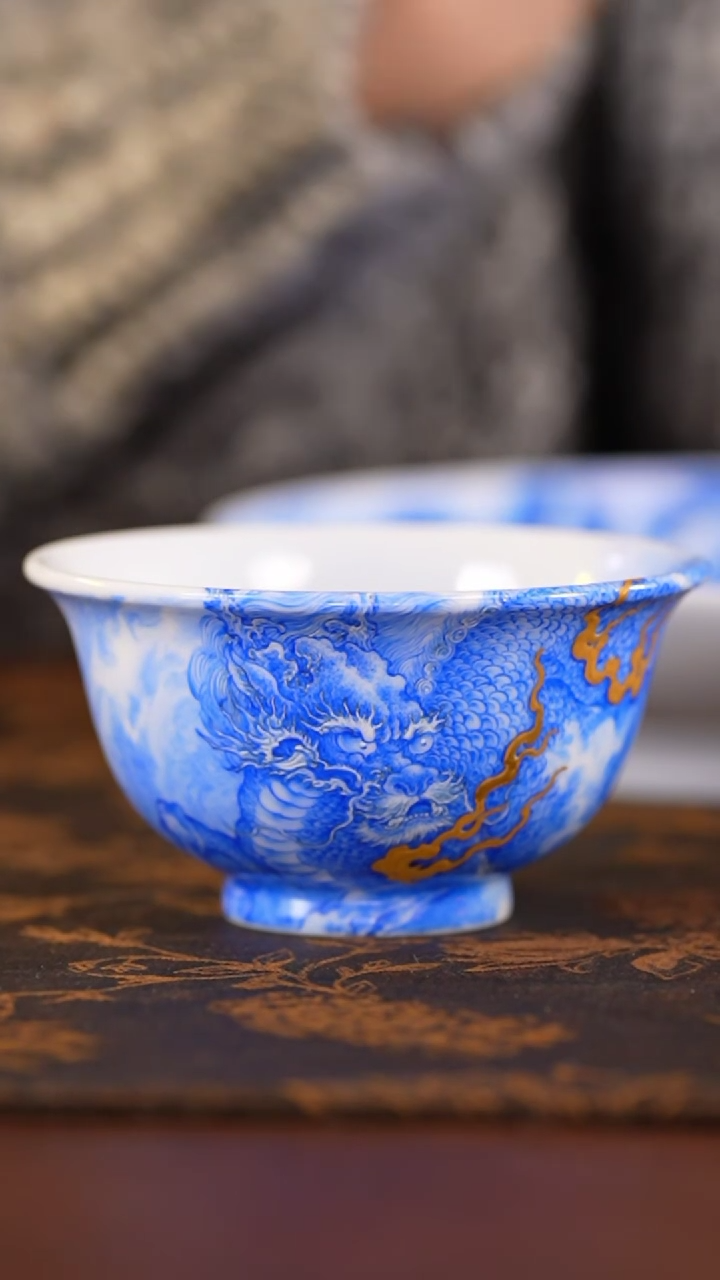 【闪购商品】一儒堂苏麻离青麒麟压手杯