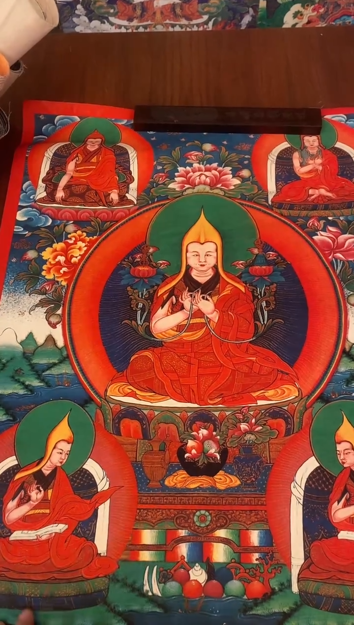 装裱画精美唐卡tk16061