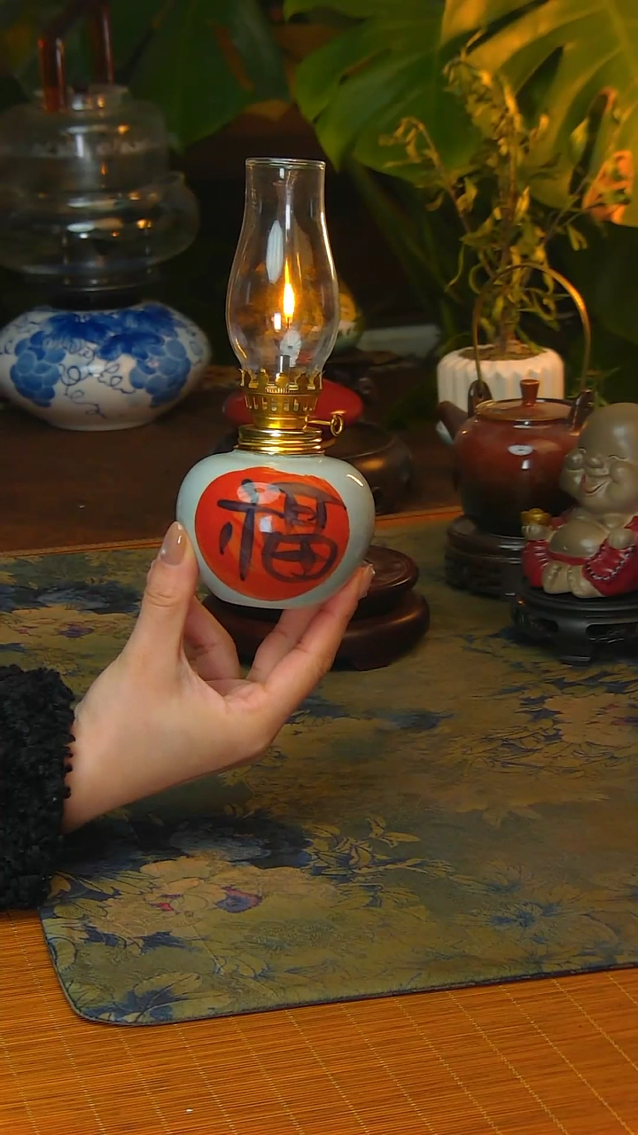 【闪购商品】景德镇陶瓷手工灯摆件