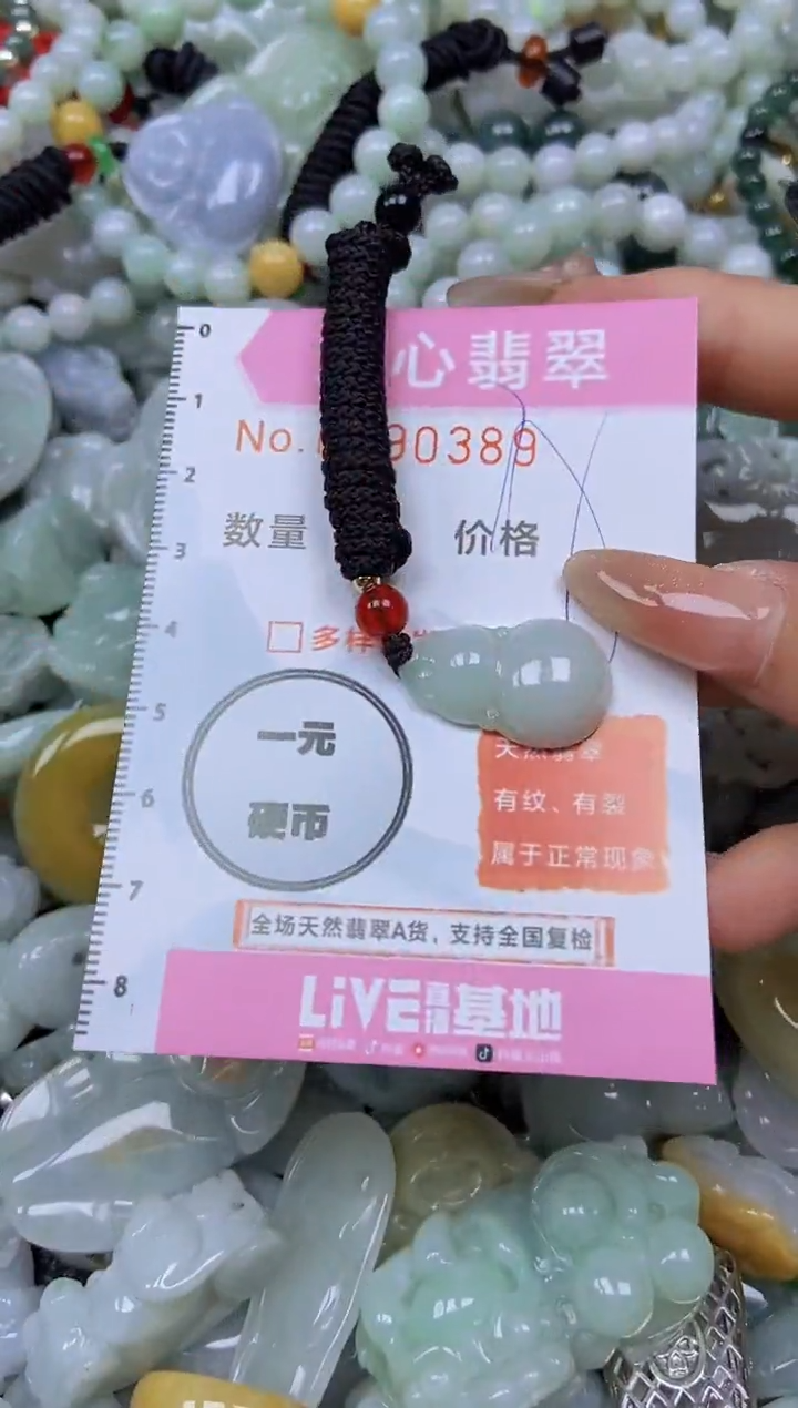 翡翠未镶嵌颈饰闪购链接0190389