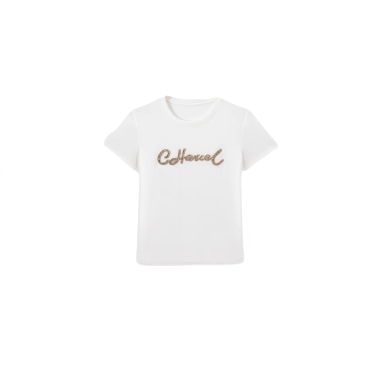 N-  运动白色轻奢百搭时尚休闲简约圆领T恤-9115