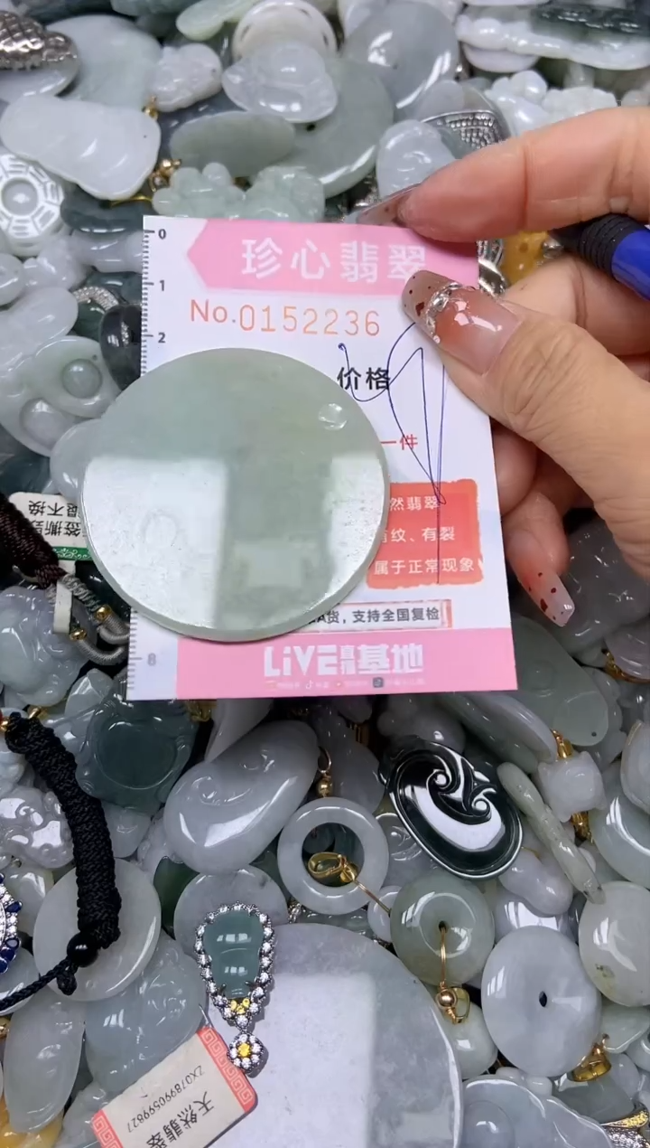 【闪购商品】翡翠颈饰未镶嵌闪购链接0152236