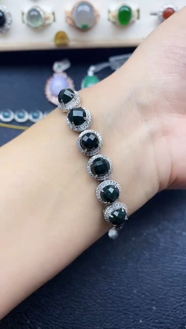 【闪购商品】翡翠戒指银S925镶嵌11111