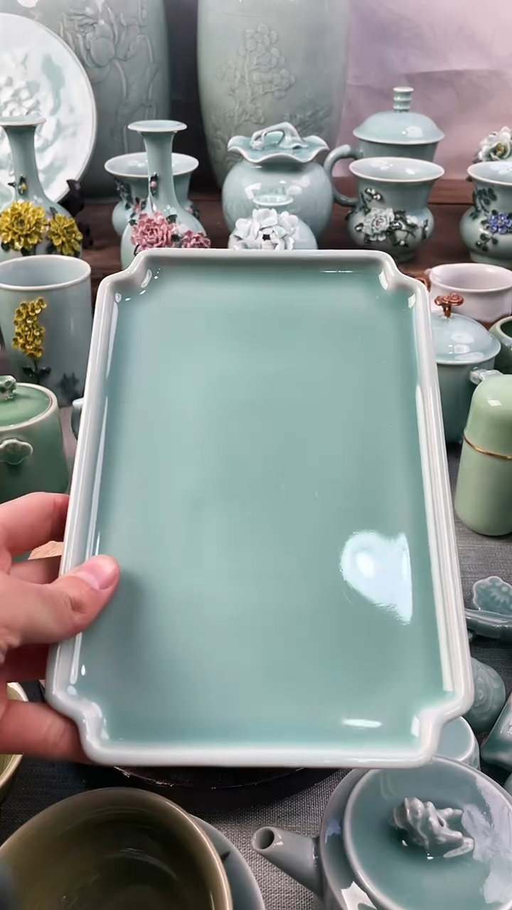 【闪购商品】特价 微瑕 慧仙青瓷