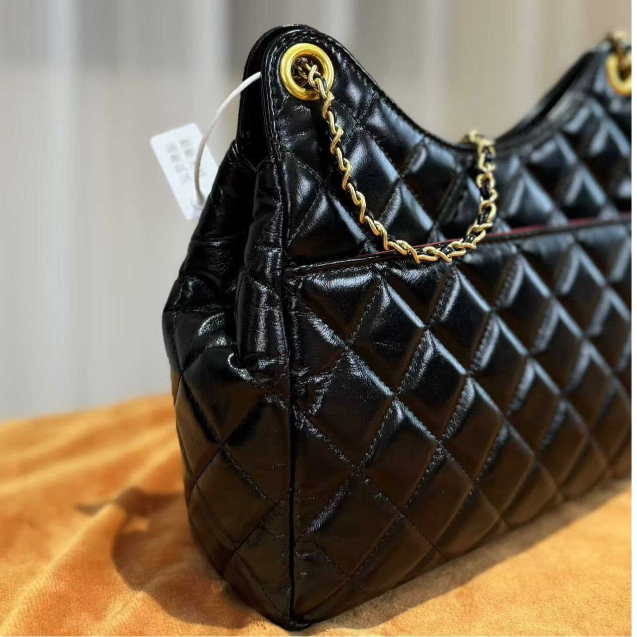 HIRMRIS手工真皮包550338-黑色  咪咪黑色