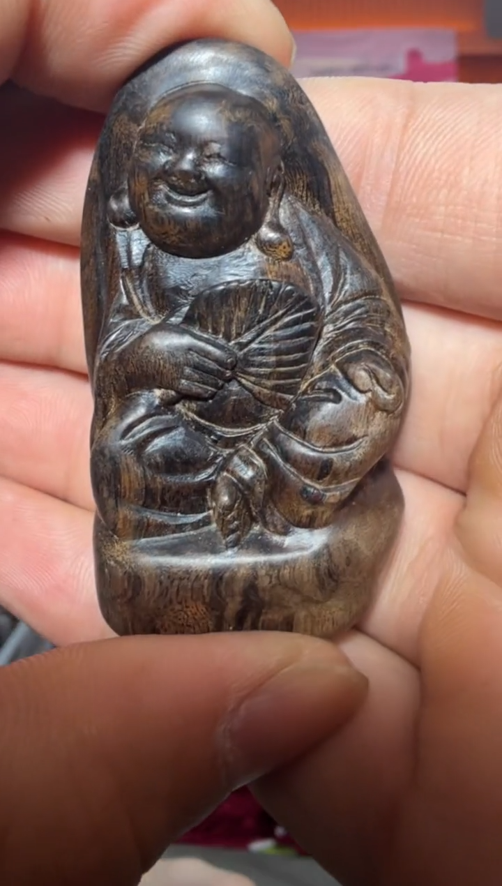 沉香手把件195号多样性发一
