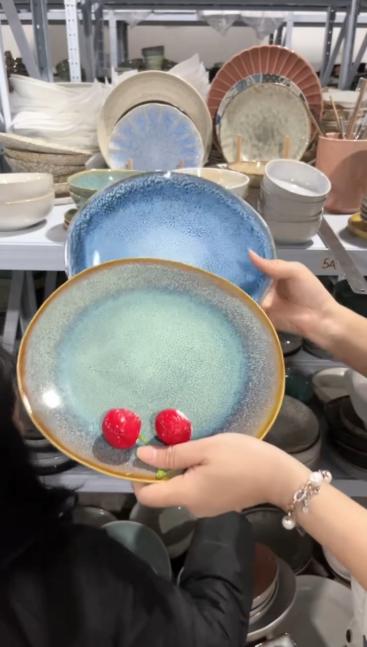 【闪购商品】瓷片外贸尾货微瑕满20包邮X2 中盘组合