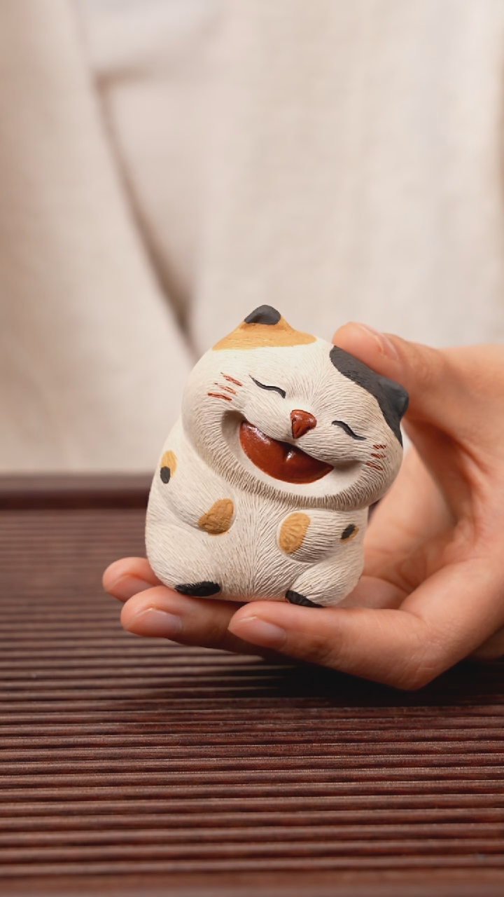 【闪购商品】紫砂茶宠笑口常开