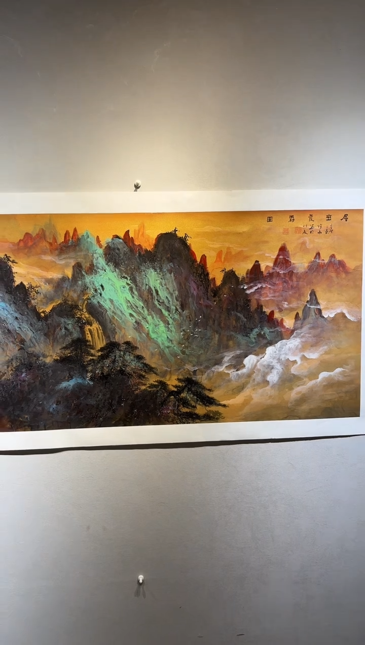 国画国画SS-1200903-张跃华央创美术馆精品定制备案作品