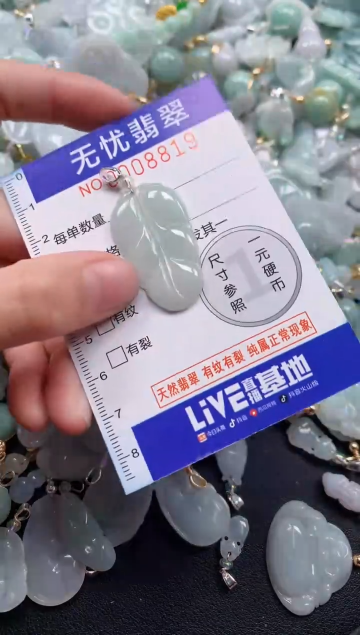 颈饰未镶嵌翡翠8819