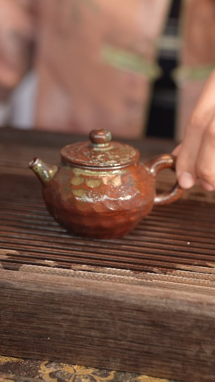 茶壶紫砂原矿手工制作13号 130cc