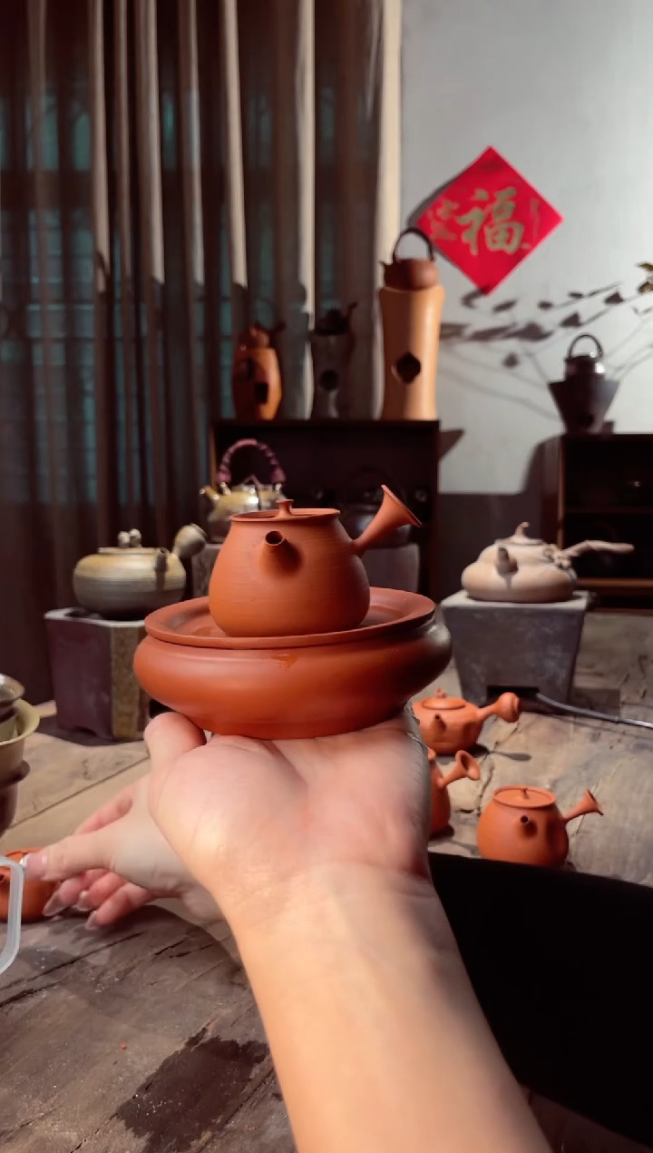 【闪购商品】壶70CC潮州鸡蛋黄纯手拉泡茶壶 