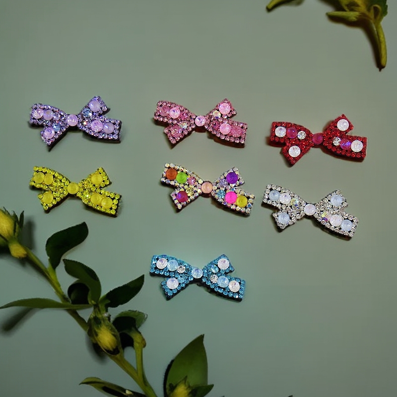 【蝴蝶结鸭夹】BB夹鸭嘴夹发圈手工时尚彩色洋气仙女爆款轻奢卡通