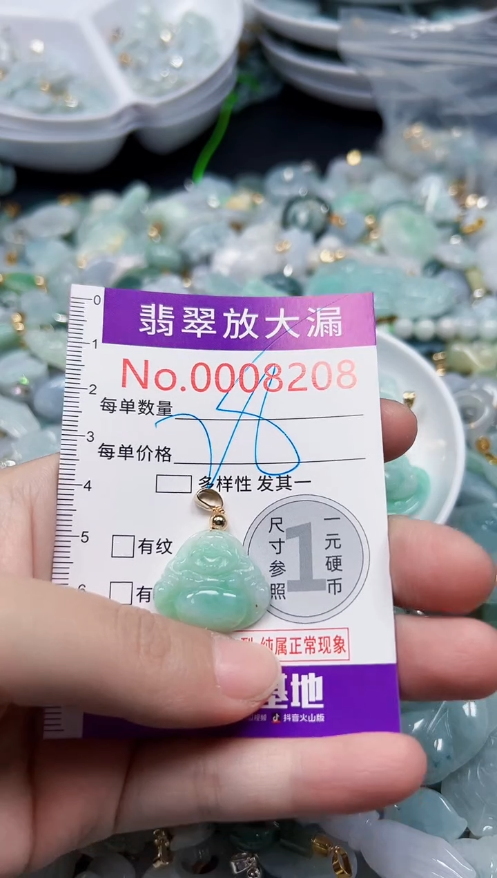 颈饰未镶嵌翡翠8208