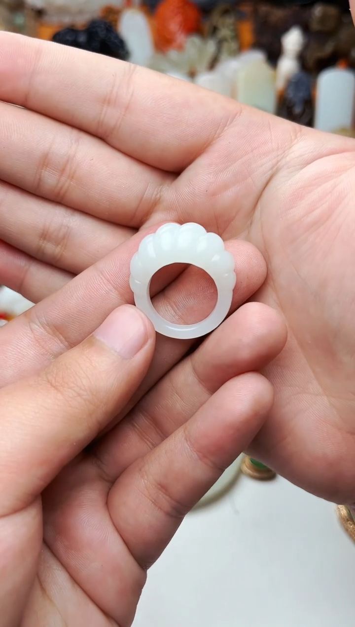 【闪购商品】和田玉戒指未镶嵌戒指01