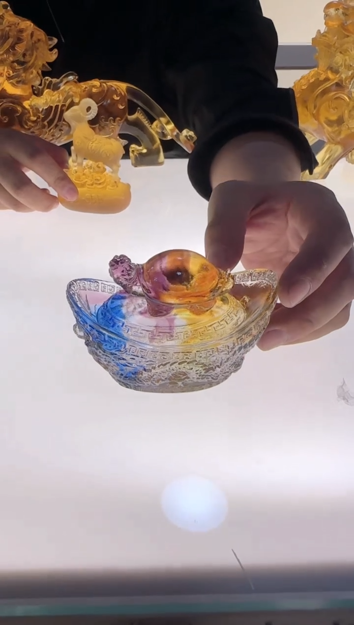 手工艺品琉璃小号财富归来