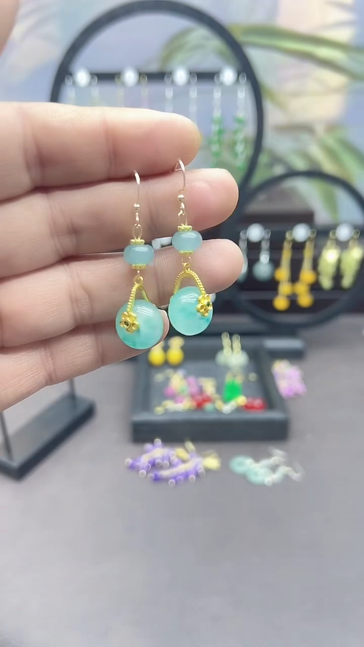 未镶嵌耳饰玛瑙/玉髓205