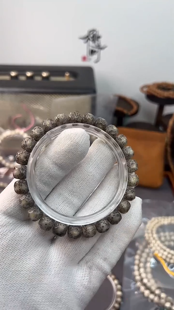 手串星月菩提刘*胖定向粉丝捡漏W-008 9改精工无相 黑冰高透高油