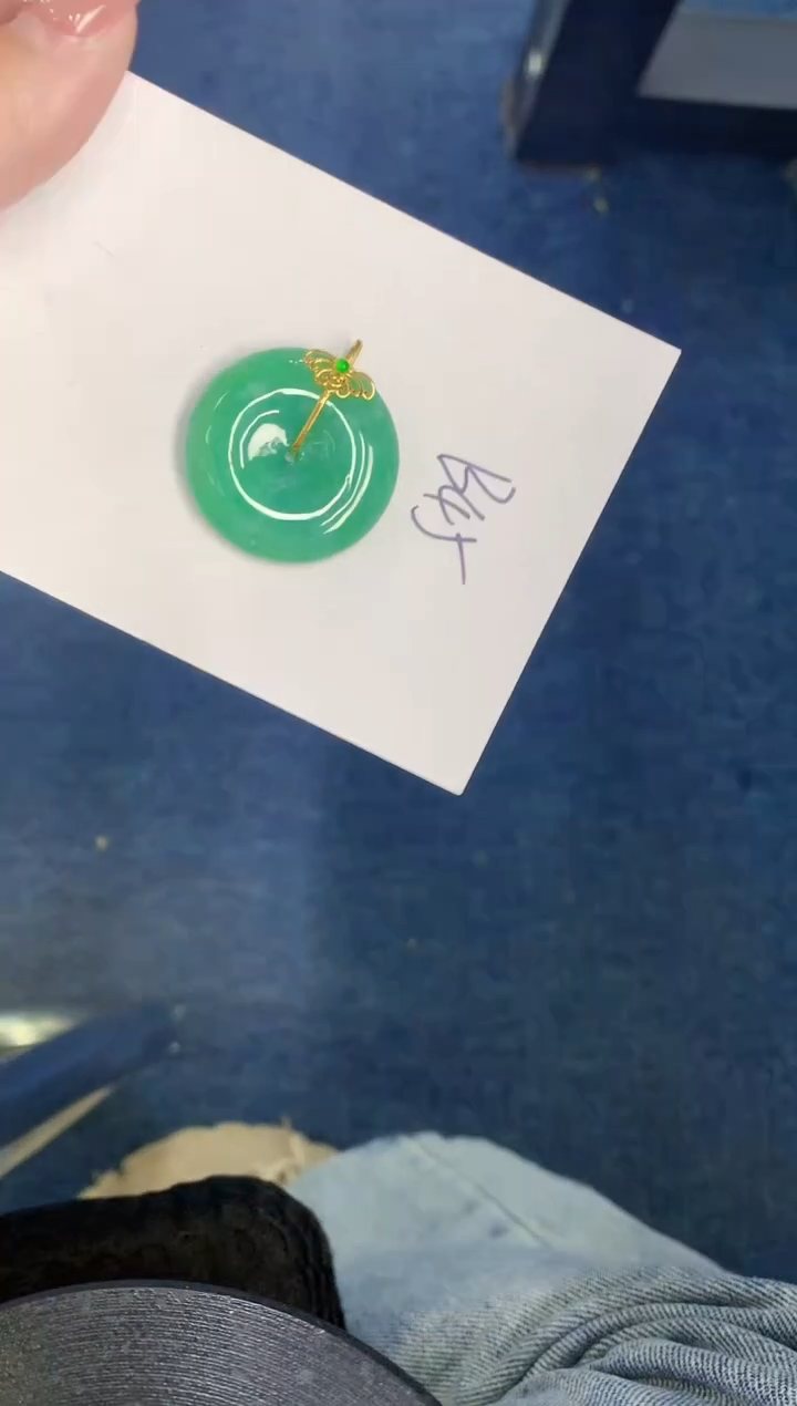 【闪购商品】翡翠颈饰18K金镶嵌000000000