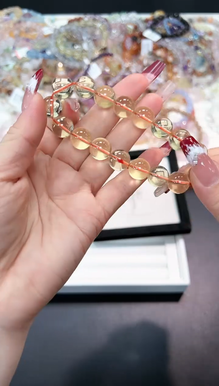 【闪购商品】水晶手串未镶嵌35a多样性发其一/1条默认微瑕