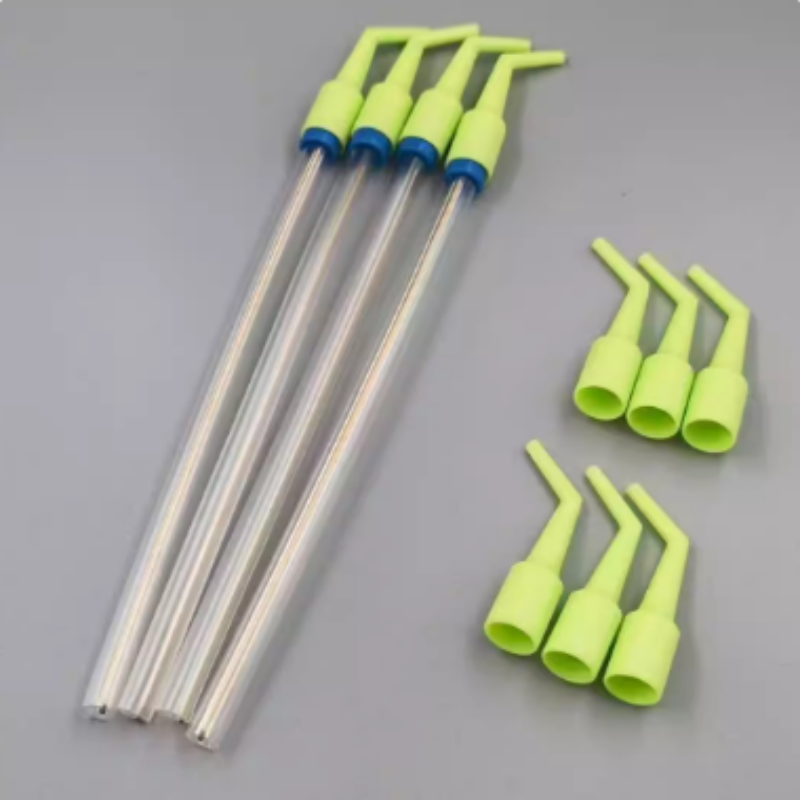 可高温高压消毒弱吸管转换头高温消毒吸唾管耐高温强吸力手术弯管