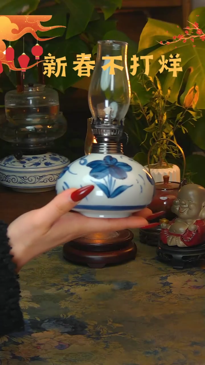 【闪购商品】景德镇陶瓷灯摆件