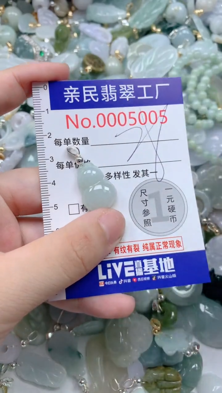 翡翠未镶嵌吊坠(不含链)5005