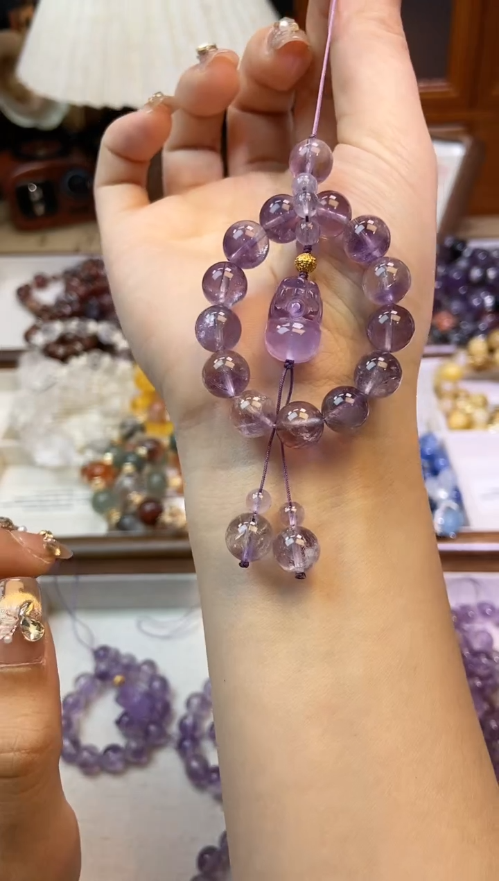 【闪购商品】紫晶挂件未镶嵌5023挂件