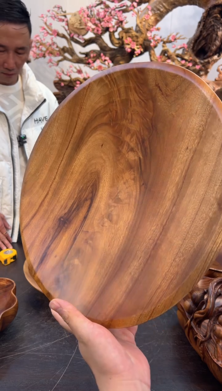 木实木手工大圆盘