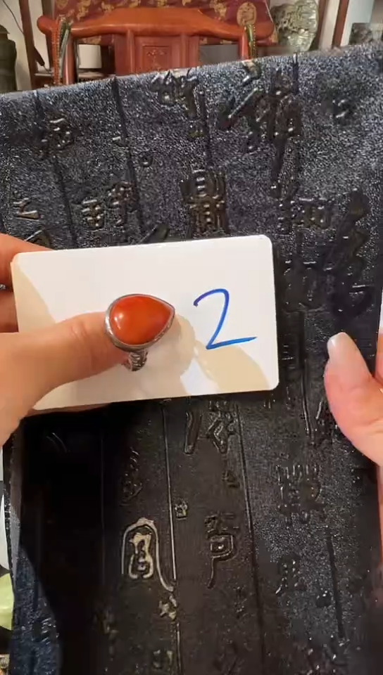 未镶嵌南红玛瑙戒指哆***考11111111