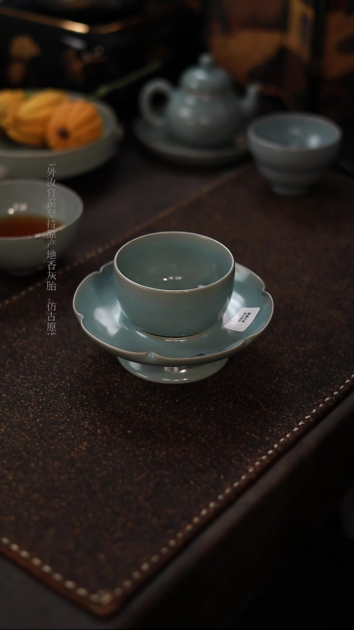 【闪购商品】杯0188微瑕清凉寺仿古罗汉套盏