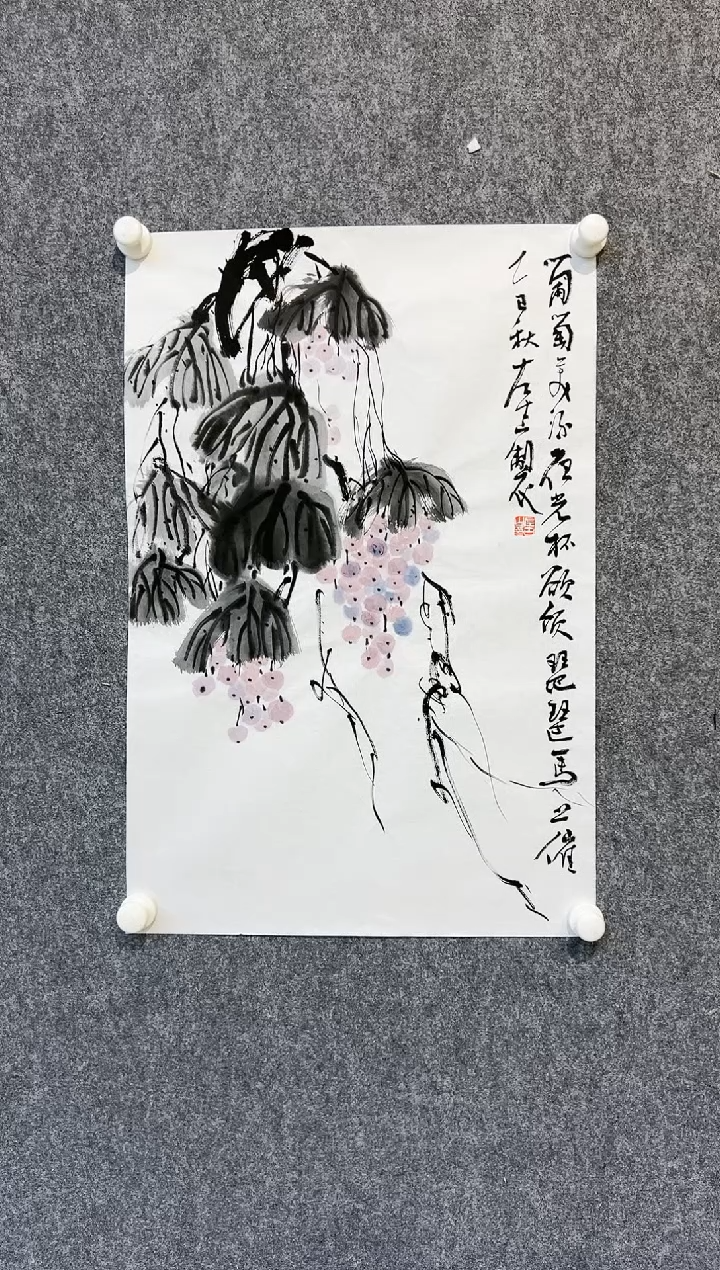 国画左古山-2.7平尺-国画作品