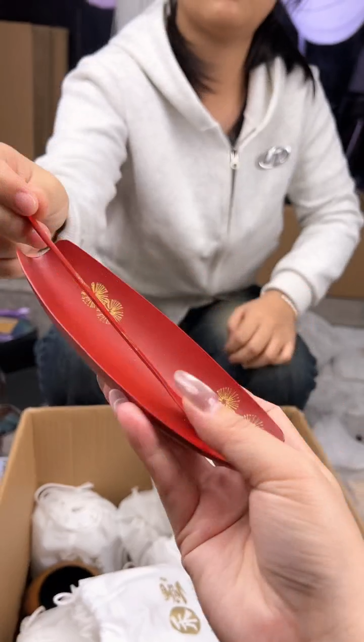 茶则 红金        