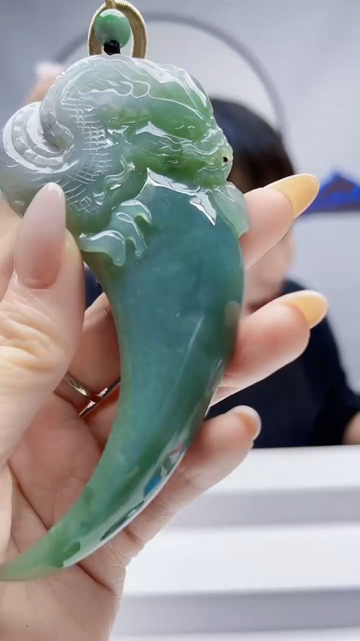 未镶嵌定制翡翠毛货挂件26