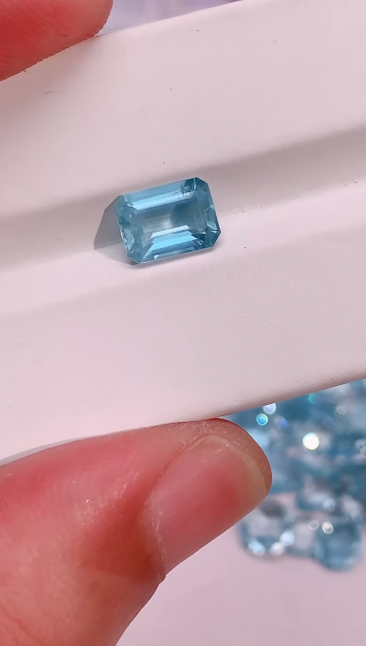 裸石海蓝宝石1.66-166天然海蓝宝石