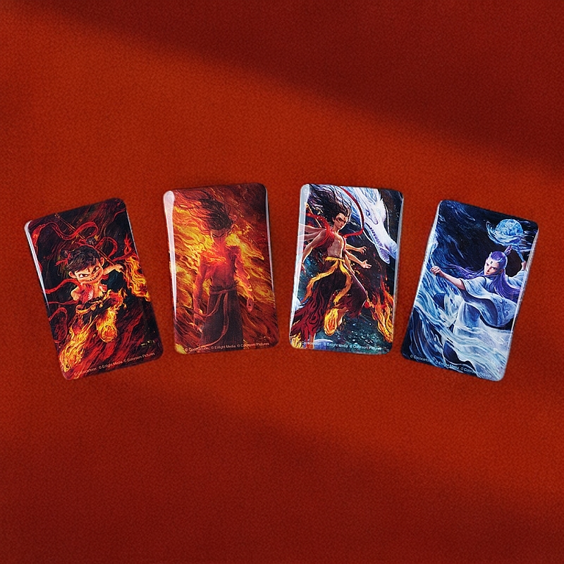 【咕噜】高颜值娜吒、熬丙周边汽车反光徽章小挂件