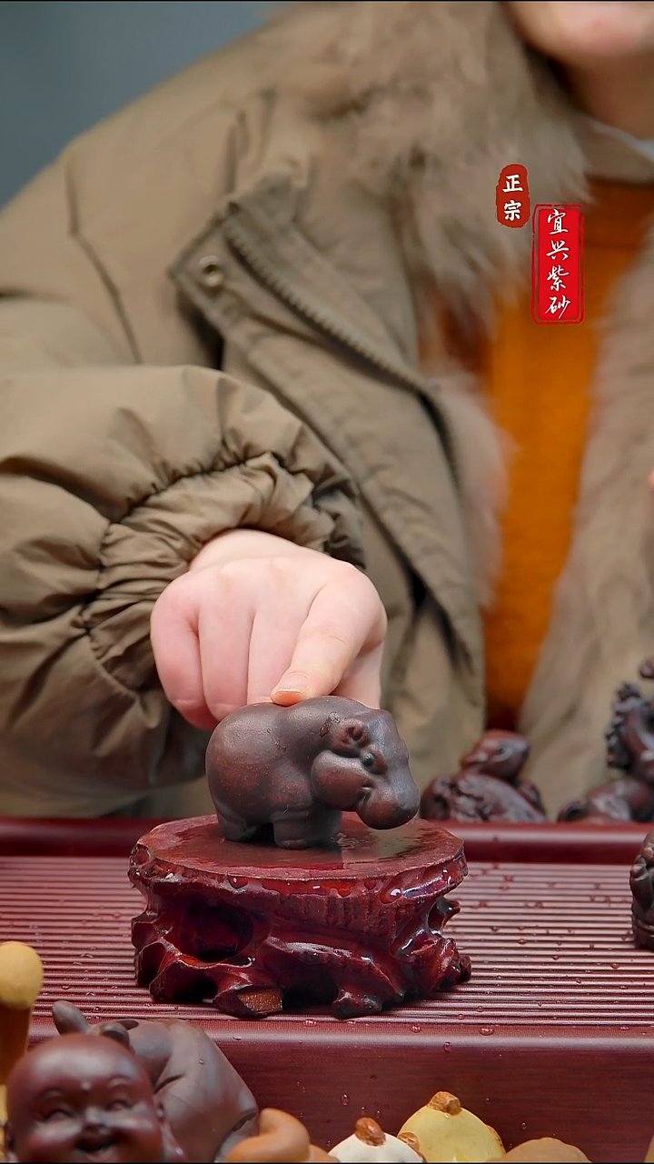 紫砂茶宠宜兴紫砂茶宠摆件