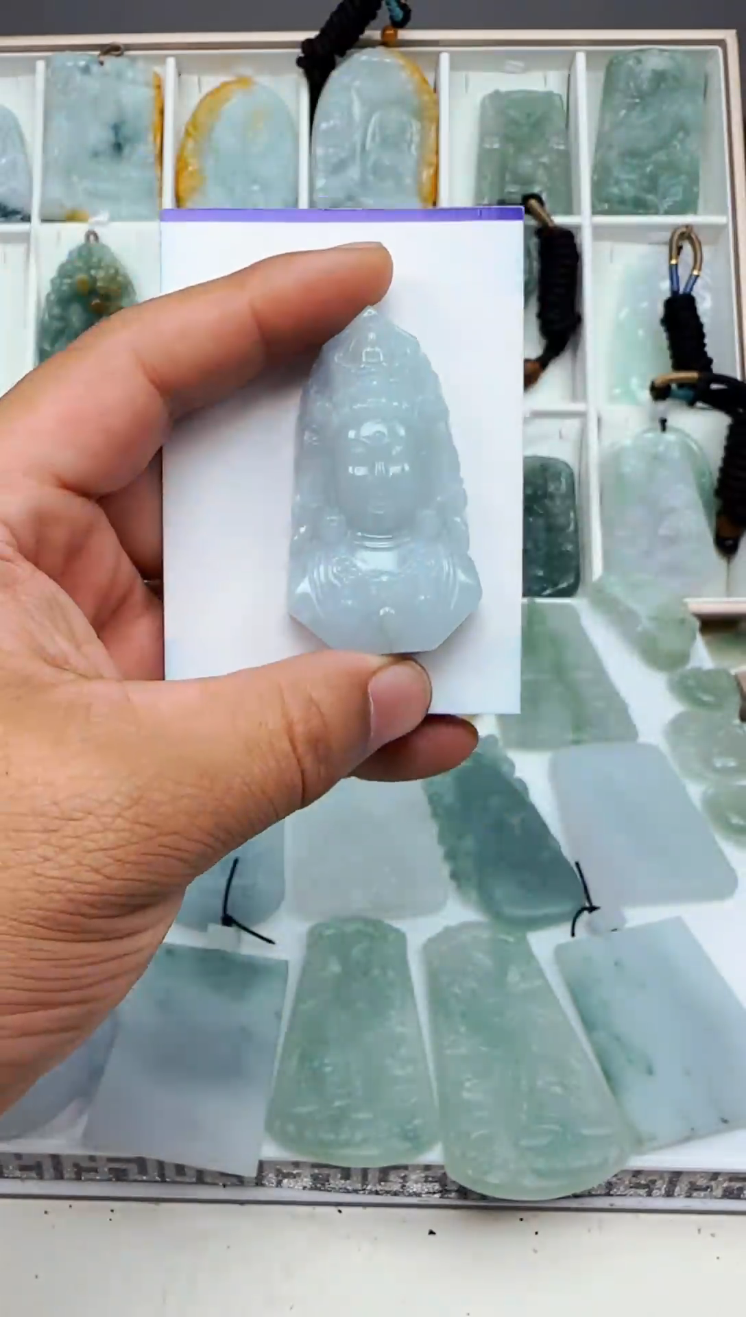 【闪购商品】翡翠颈饰未镶嵌缅甸天然A货翡翠