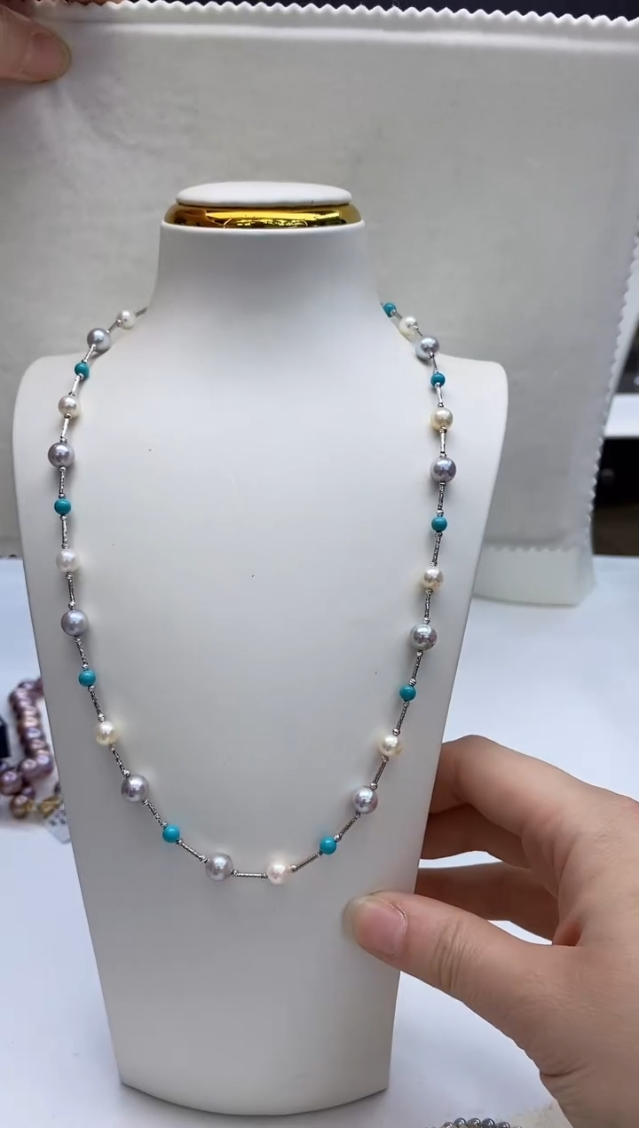 【闪购商品】海水珍珠项链18K金镶嵌海水设计款项链