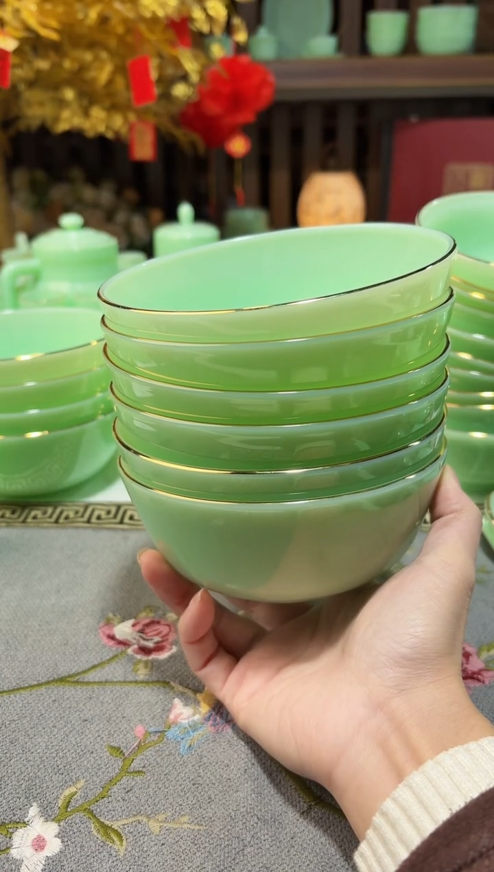 玉瓷  5.5英寸饭碗6个景德镇陶瓷