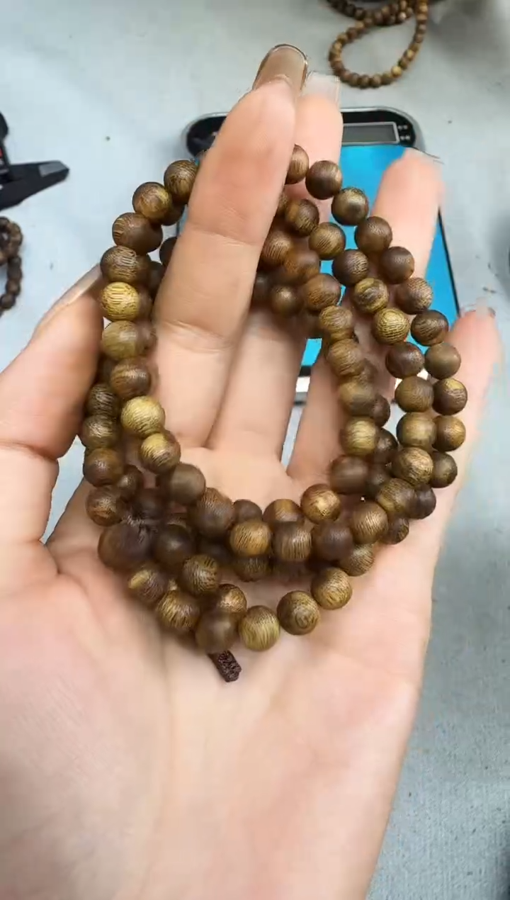 沉香手串0712陆河圆珠多圈多样性发一