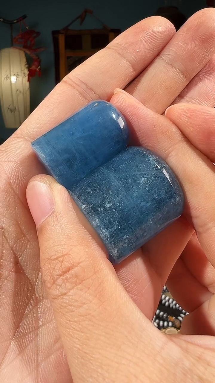 【闪购商品】海蓝宝石颈饰未镶嵌一对