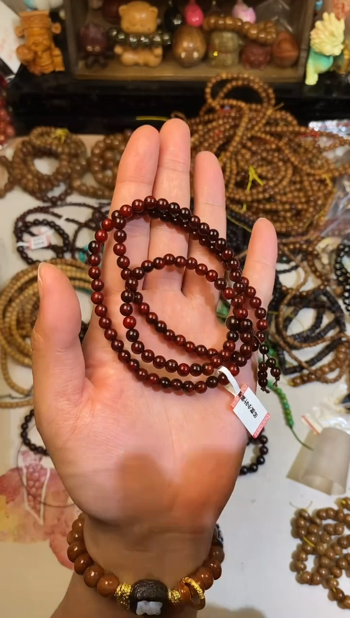 非洲檀香手串/手链卡6印度小叶成品